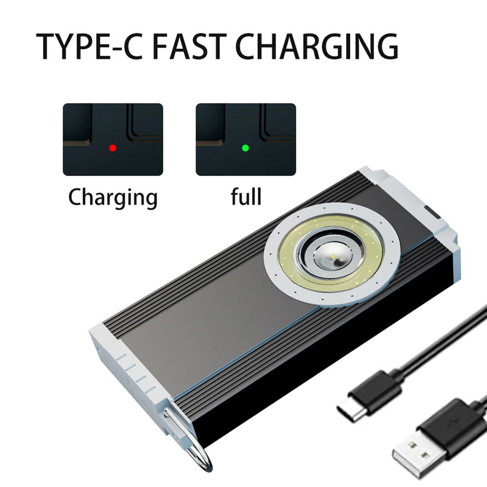 COB Flashlight Mini 300LM Portable Light 6 Lighting Modes Rechargeable IPX4 Waterproof 300mAh Battery for Outdoor Camping Hiking 
COB Flashlight Mini 300LM Portable Light 6 Lighting Modes Rechargeable IPX4 Waterproof 300mAh Battery for Outdoor Camping Hiking