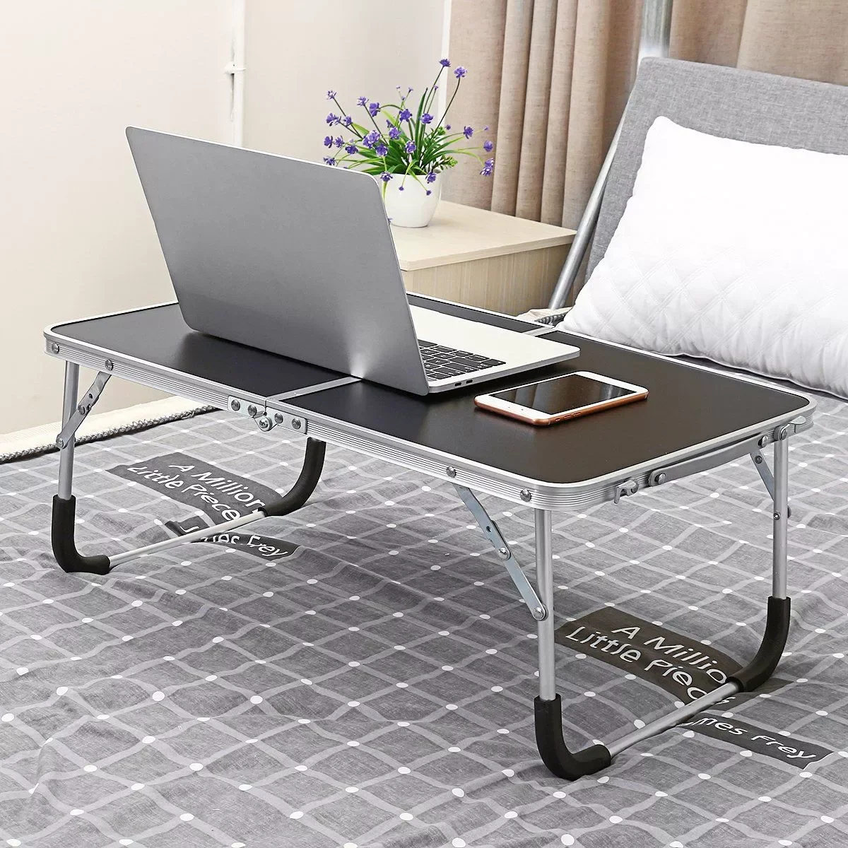 Folding Laptop Computer Desk Rack Stand Holder Table Aluminum Alloy Study Table Desk for Bed Adjustable Stand
Folding Laptop Computer Desk Rack Stand Holder Table Aluminum Alloy Study Table Desk for Bed Adjustable Stand
