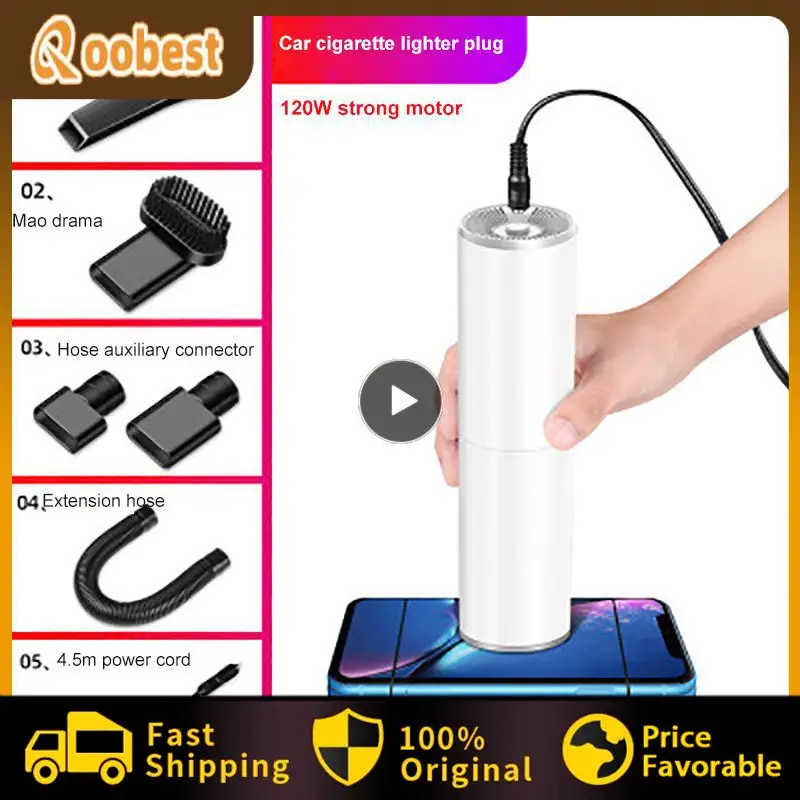 120w High Power Portable Wet And Dry Car Vacuum Abs Mini Vacuum Cleaner Dry And Wet Dual Purpose Car Vacuum Cleaner Dc 12v 120w
120w High Power Portable Wet And Dry Car Vacuum Abs Mini Vacuum Cleaner Dry And Wet Dual Purpose Car Vacuum Cleaner Dc 12v 120w