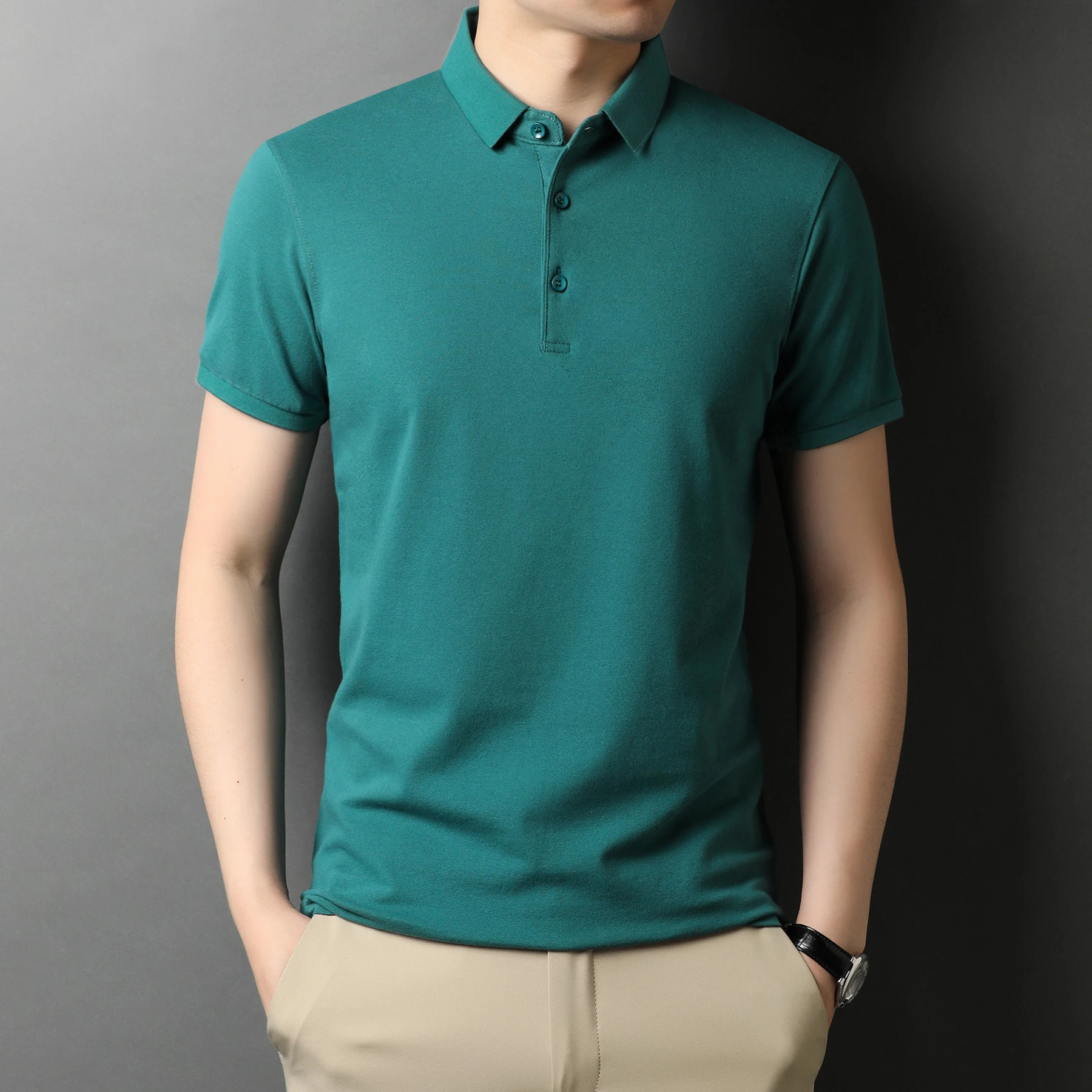 High-Grade Lapel Men's T Shirt POLO Shirt 2022 Summer Solid Color Cotton Mature Fashion Slim Tailored 12 Colors Available
High-Grade Lapel Men's T Shirt POLO Shirt 2022 Summer Solid Color Cotton Mature Fashion Slim Tailored 12 Colors Available