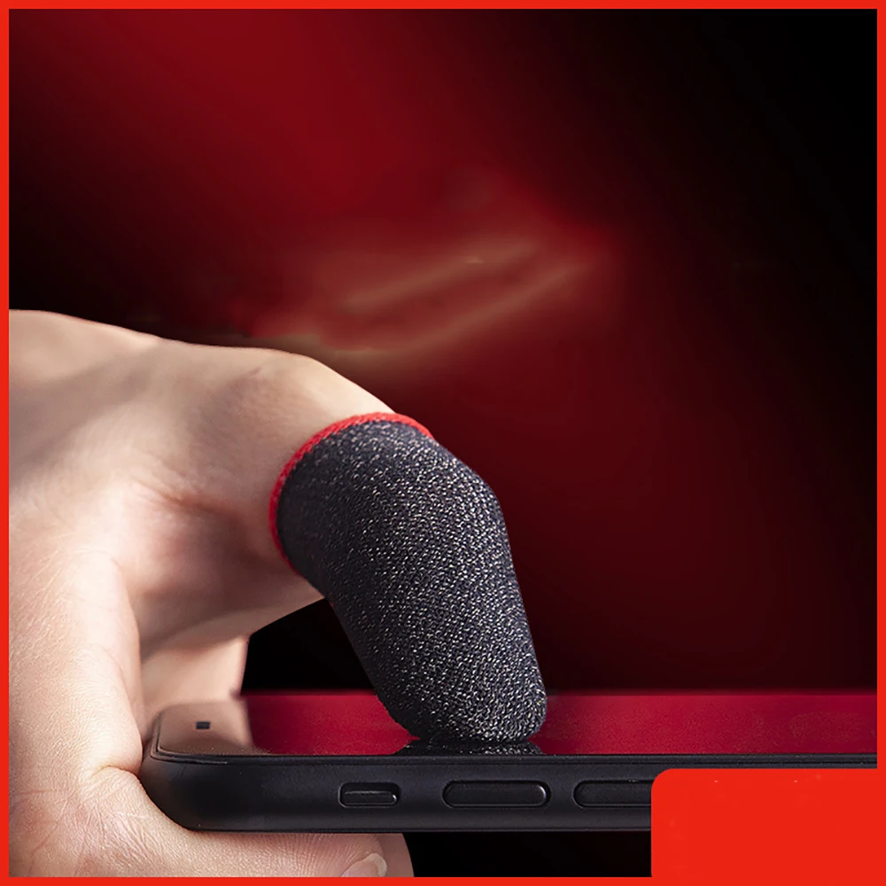 1 Pair of Fiber Gaming Finger Sleeves, Touch Screen Breathable Anti Sweat Shooting Aiming Finger Sleeves For Mobile Phones
1 Pair of Fiber Gaming Finger Sleeves, Touch Screen Breathable Anti Sweat Shooting Aiming Finger Sleeves For Mobile Phones