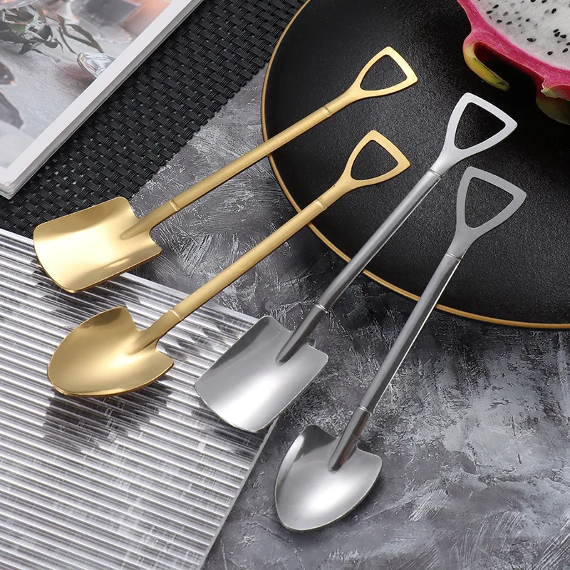 Coffee Spoon Cutlery Set Stainless Steel Retro Iron Shovel Ice Cream Spoon Multifunctional Household Fruit Spoon Dessert Spoon
Coffee Spoon Cutlery Set Stainless Steel Retro Iron Shovel Ice Cream Spoon Multifunctional Household Fruit Spoon Dessert Spoon