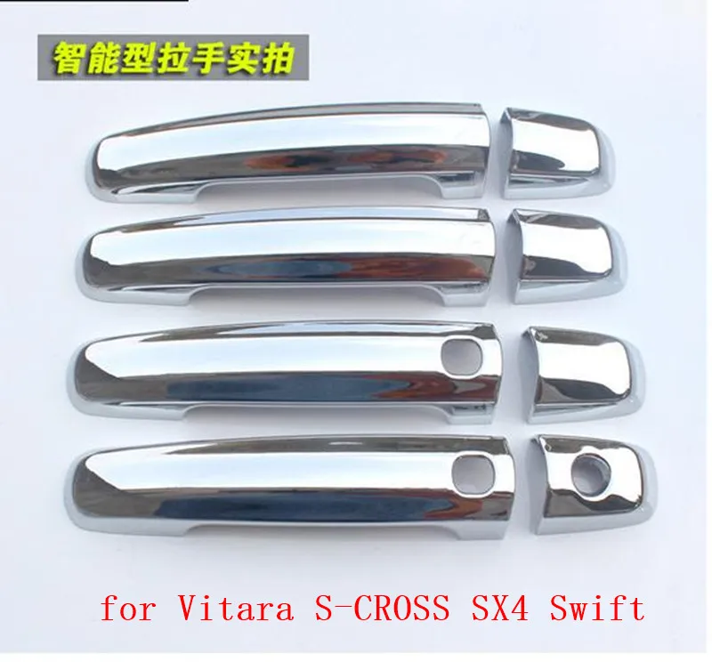 High Quality ABS Chrome Car Door Handles Bowl Cover Trim Door Handle Trim for Suzuki Vitara S-CROSS SX4 Swift
High Quality ABS Chrome Car Door Handles Bowl Cover Trim Door Handle Trim for Suzuki Vitara S-CROSS SX4 Swift