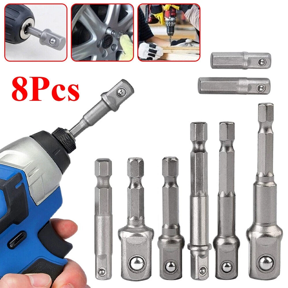 Drill For Hex 3/8'' Set Driver 1/2'' Drill Head Square Extension Bit Shank Socket Adapter Impact 1/4'' 1/2'' Hand Adapter Tools
Drill For Hex 3/8'' Set Driver 1/2'' Drill Head Square Extension Bit Shank Socket Adapter Impact 1/4'' 1/2'' Hand Adapter Tools