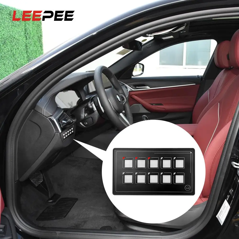 10V-30V Button Switch Panel Universal with Backlight 6 Pin Membrane Control Box USB Cable Circuit Control with PPTC APP Control
10V-30V Button Switch Panel Universal with Backlight 6 Pin Membrane Control Box USB Cable Circuit Control with PPTC APP Control