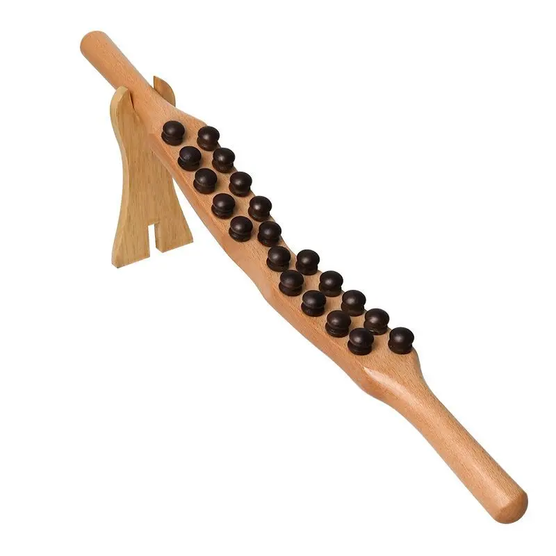 20 Beads Gua Sha Massage Stick Natural Wood Back Leg Body Anti Cellulite Meridian Scrapping Wand Muscle Relax Wooden Massager
20 Beads Gua Sha Massage Stick Natural Wood Back Leg Body Anti Cellulite Meridian Scrapping Wand Muscle Relax Wooden Massager