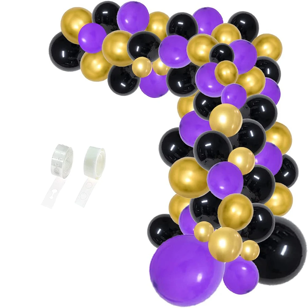 1Set Purple Black Metallic Gold Balloons Arch Kit Halloween Party Decorations Festival Ballon Garland Kit Wedding Birthday Decor
1Set Purple Black Metallic Gold Balloons Arch Kit Halloween Party Decorations Festival Ballon Garland Kit Wedding Birthday Decor