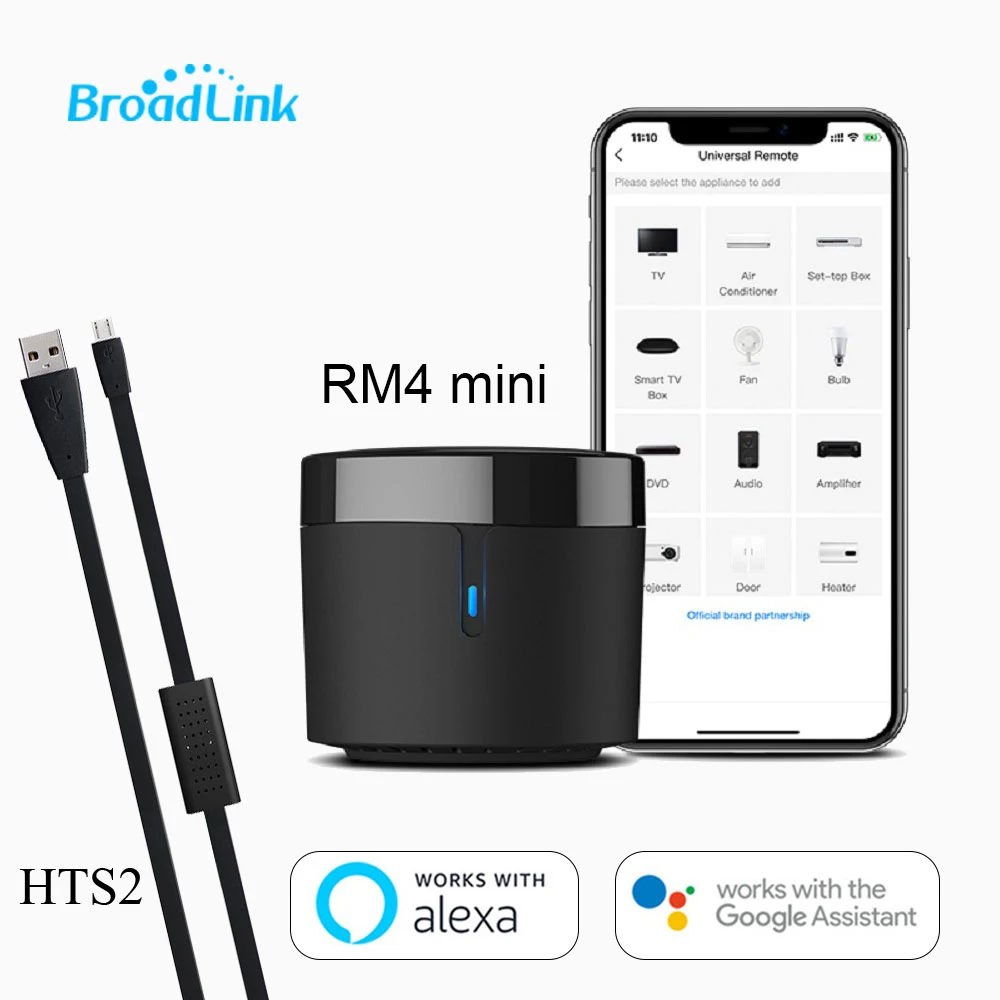 Оригинальный Универсальный мини-пульт дистанционного управления Broadlink RM4 с Wi-Fi, умный дом, мини-пульт управления для Air-Con TV, работает с Alexa Google...
Оригинальный Универсальный мини-пульт дистанционного управления Broadlink RM4 с Wi-Fi, умный дом, мини-пульт управления для Air-Con TV, работает с Alexa Google...