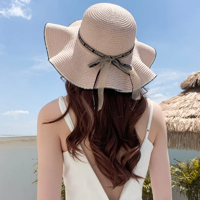 New Straw Hat For Women Foldable Wide Brim Floppy Girls Sun Hat Beach Women Summer Hat Ribbon Travel Cap Lady Cap Women Hat
New Straw Hat For Women Foldable Wide Brim Floppy Girls Sun Hat Beach Women Summer Hat Ribbon Travel Cap Lady Cap Women Hat