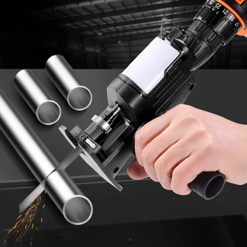 Woodworking Cutting Tool Electric Drill Reciprocating Jig Saw Adapter Portable Electric Saw Saber Metal Wood Cutting Tool
Woodworking Cutting Tool Electric Drill Reciprocating Jig Saw Adapter Portable Electric Saw Saber Metal Wood Cutting Tool