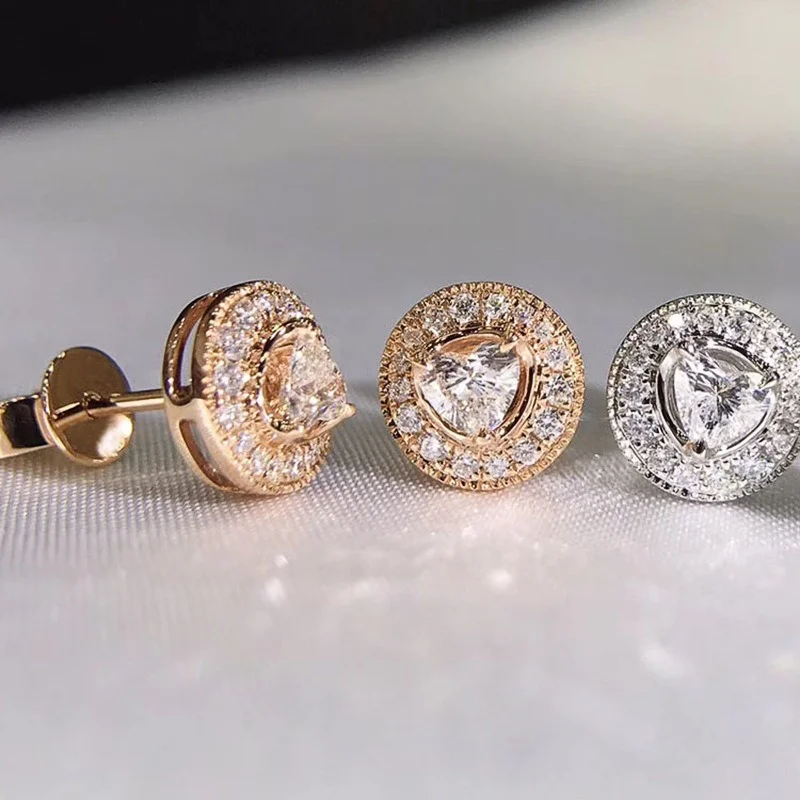 Exquisite Fashion Heart Shaped Zircon Earrings For Women 2022 Trendy New Stud Earrings For Girls Wedding Gold Color Jewelry Gift
Exquisite Fashion Heart Shaped Zircon Earrings For Women 2022 Trendy New Stud Earrings For Girls Wedding Gold Color Jewelry Gift