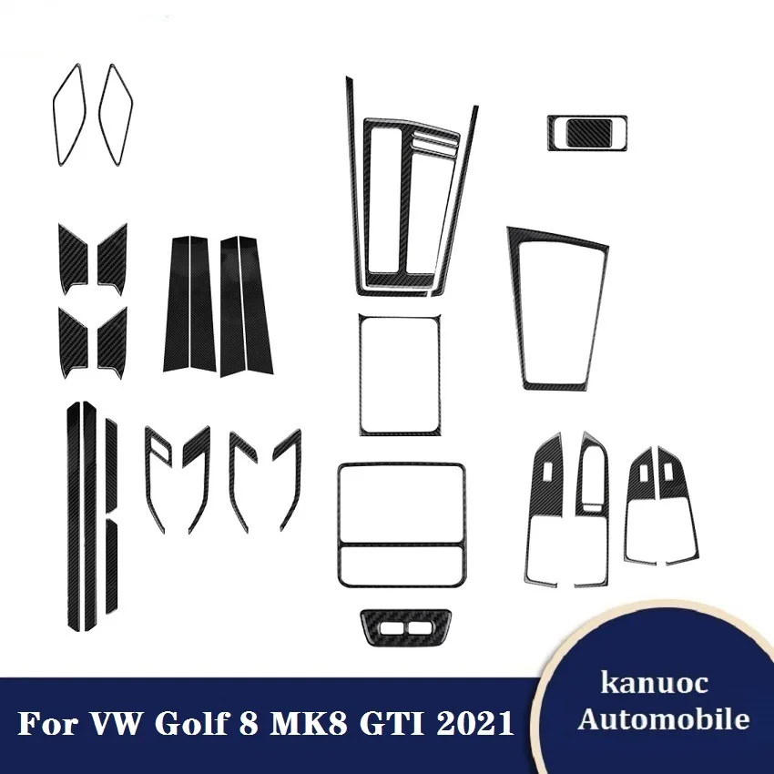 Carbon Fiber Black Stickers Various Parts For Volkswagen VW Golf 8 MK8 GTI 2021 Car Interior Decorative Accessories
Carbon Fiber Black Stickers Various Parts For Volkswagen VW Golf 8 MK8 GTI 2021 Car Interior Decorative Accessories