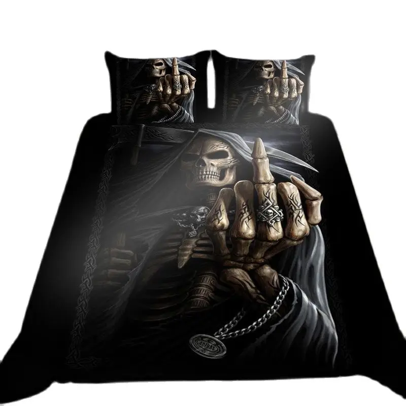 Skeleton Bedding Set 220x240 King Size Duvet Cover 2/3Pcs Quilt Cover Pillow Case 3D Red King Halloween Bedroom decoration
Skeleton Bedding Set 220x240 King Size Duvet Cover 2/3Pcs Quilt Cover Pillow Case 3D Red King Halloween Bedroom decoration