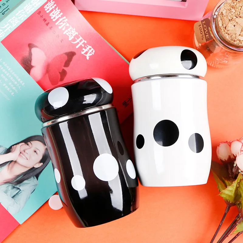 Cartoon Student Mushroom Insulation Cup Female Portable Cute Korean Mini Baby Belly Cup Black White Pink Water Bottle Thermoses
Cartoon Student Mushroom Insulation Cup Female Portable Cute Korean Mini Baby Belly Cup Black White Pink Water Bottle Thermoses