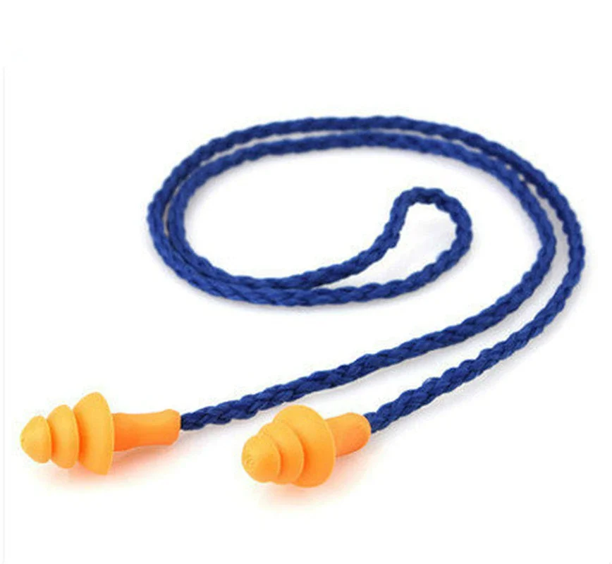 10Pcs Noise Reduction Earplugs Earmuff Soft Silicone Corded Ear Plugs Ears Protector Reusable Hearing Protection
10Pcs Noise Reduction Earplugs Earmuff Soft Silicone Corded Ear Plugs Ears Protector Reusable Hearing Protection