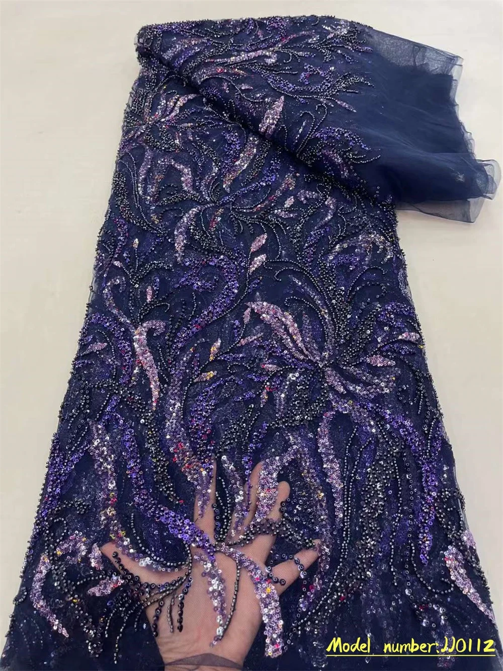 African Sequins Lace Fabric 2023 5 Yards High Quality French Nigerian Groom Lace Fabric For Sewing Dress Wedding Party JJ0112
African Sequins Lace Fabric 2023 5 Yards High Quality French Nigerian Groom Lace Fabric For Sewing Dress Wedding Party JJ0112