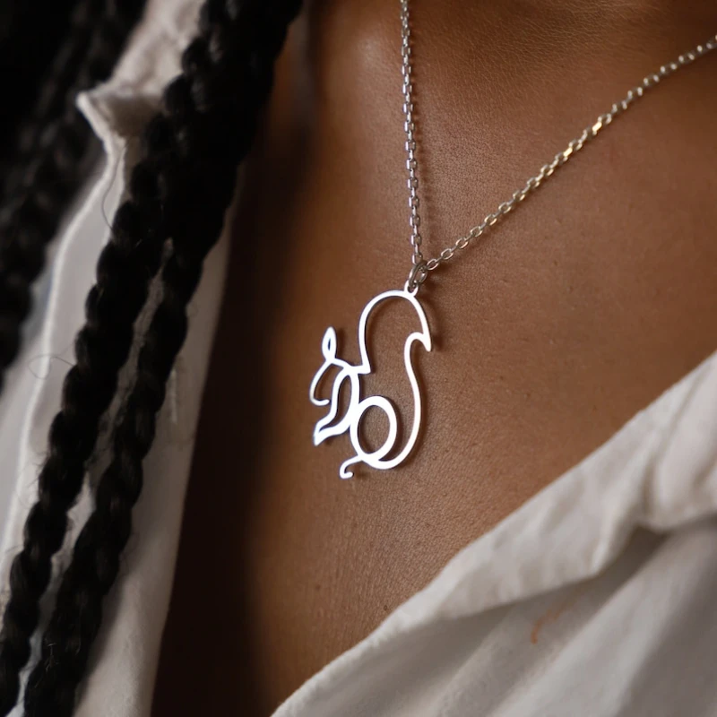 Stainless Steel Necklaces Anime Cute Cartoon Squirrel Pendants Children Chain Choker Fashion Necklace For Women Jewelry Gifts
Stainless Steel Necklaces Anime Cute Cartoon Squirrel Pendants Children Chain Choker Fashion Necklace For Women Jewelry Gifts