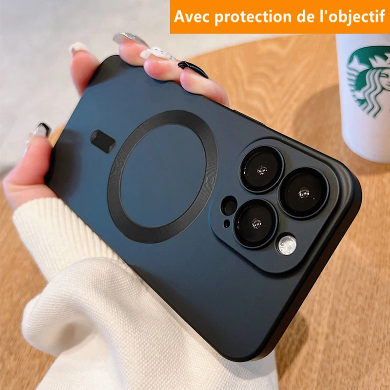 Ultra Thin Soft Silicone Magsafe Magnetic Wireless Charging Case For iPhone 11 13 14 Pro Max 12 Plus Glass Lens Protection Cover
Ultra Thin Soft Silicone Magsafe Magnetic Wireless Charging Case For iPhone 11 13 14 Pro Max 12 Plus Glass Lens Protection Cover