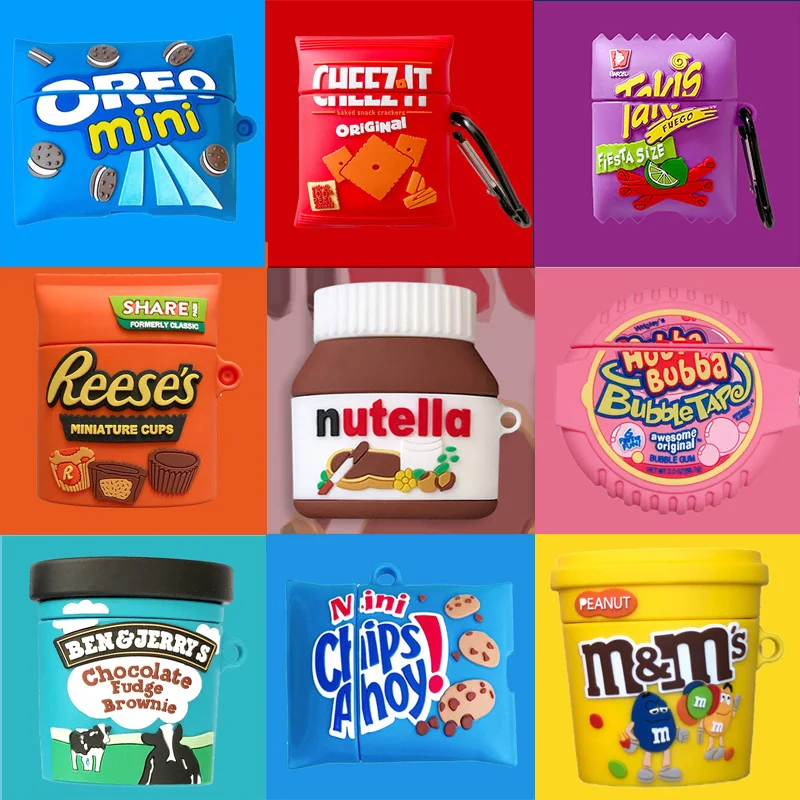 3D Dragon Chocolate Earphone Case for AirPods Pro Cute Chip Snack Bag Soft Silicone for Airpods 3 2 Case Protective Charging Box
3D Dragon Chocolate Earphone Case for AirPods Pro Cute Chip Snack Bag Soft Silicone for Airpods 3 2 Case Protective Charging Box