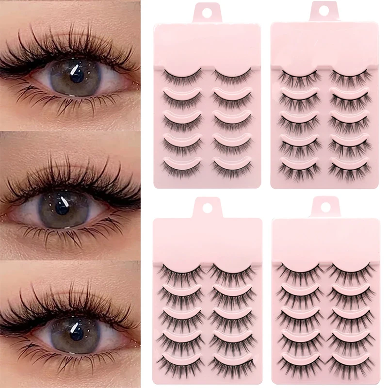 5 Pairs Manga Lashes Natural Fake Eyelashes 3D Faux Mink Fluffy Eyelash Extension Reusable Little Devil Cosplay False EyeLashes
5 Pairs Manga Lashes Natural Fake Eyelashes 3D Faux Mink Fluffy Eyelash Extension Reusable Little Devil Cosplay False EyeLashes