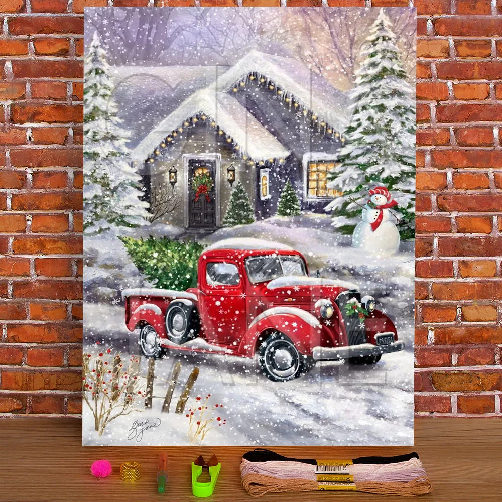 Christmas Tree Printed 11CT Cross Stitch Embroidery Patterns DMC Threads Handicraft Handmade Needlework Painting Room Counted 
Christmas Tree Printed 11CT Cross Stitch Embroidery Patterns DMC Threads Handicraft Handmade Needlework Painting Room Counted