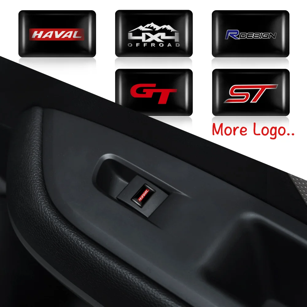 

10Pcs Car Accessories 3D Epoxy Resin Emblem Car Interior Stickers For Lada VESTA Niva 4x4 Kalina Granta Xray Priora Largus Vesta
