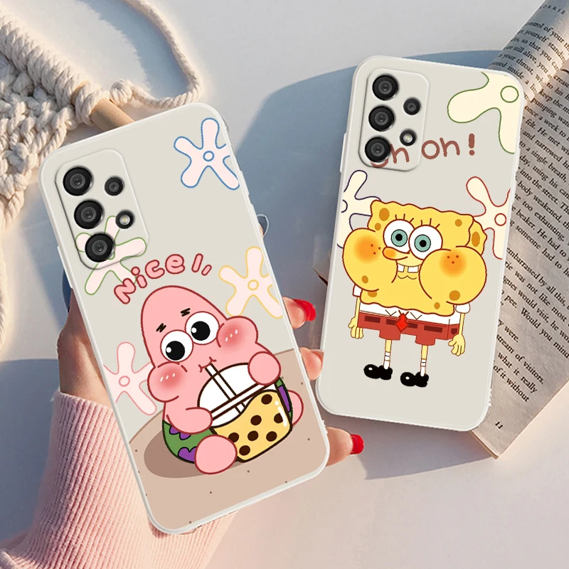 Cute SpongeBob Patrick Star Phone Case For Samsung A73 A53 A33 A52 A32 A71 A51 A21S A03S A50 A30 5G Liquid Rope Soft Cover
Cute SpongeBob Patrick Star Phone Case For Samsung A73 A53 A33 A52 A32 A71 A51 A21S A03S A50 A30 5G Liquid Rope Soft Cover