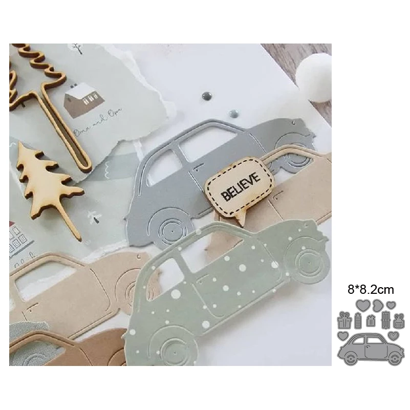 Car With Gift Box New Arrival 2022 Metal Cutting Dies Decoration DIY Scrapbooking Craft Stencils Embossing cut die
Car With Gift Box New Arrival 2022 Metal Cutting Dies Decoration DIY Scrapbooking Craft Stencils Embossing cut die