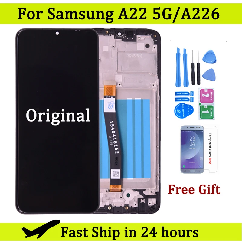 For Samsung Galaxy A22 5G Layar LCD Layar Sentuh Digitizer Pengganti Rakitan untuk A226 A226B SM-A226B/DSN Tampilan
For Samsung Galaxy A22 5G Layar LCD Layar Sentuh Digitizer Pengganti Rakitan untuk A226 A226B SM-A226B/DSN Tampilan