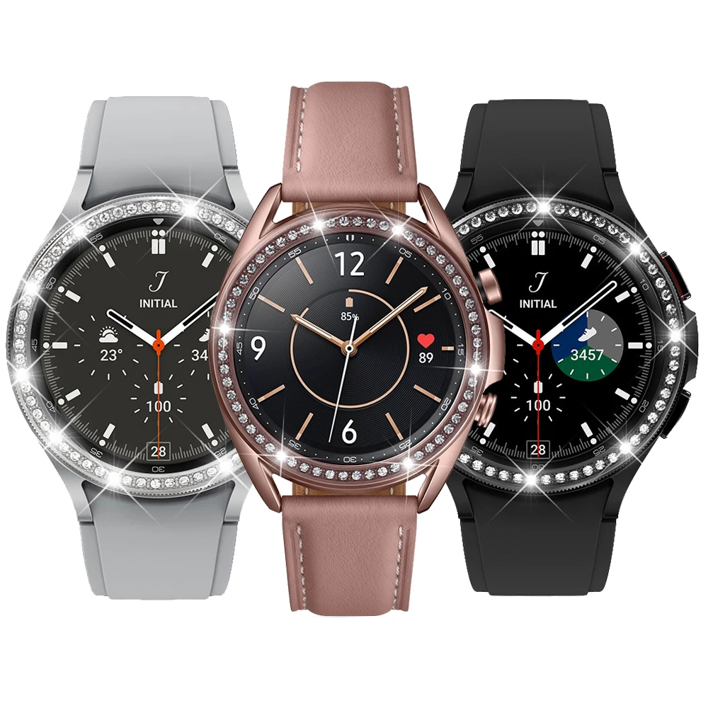Fashion Diamond Bezel for Samsung Galaxy Watch 3 41mm 45mm Protection Cover Case Metal Ring Fit Galaxy Watch4 Classic 42mm 46mm
Fashion Diamond Bezel for Samsung Galaxy Watch 3 41mm 45mm Protection Cover Case Metal Ring Fit Galaxy Watch4 Classic 42mm 46mm