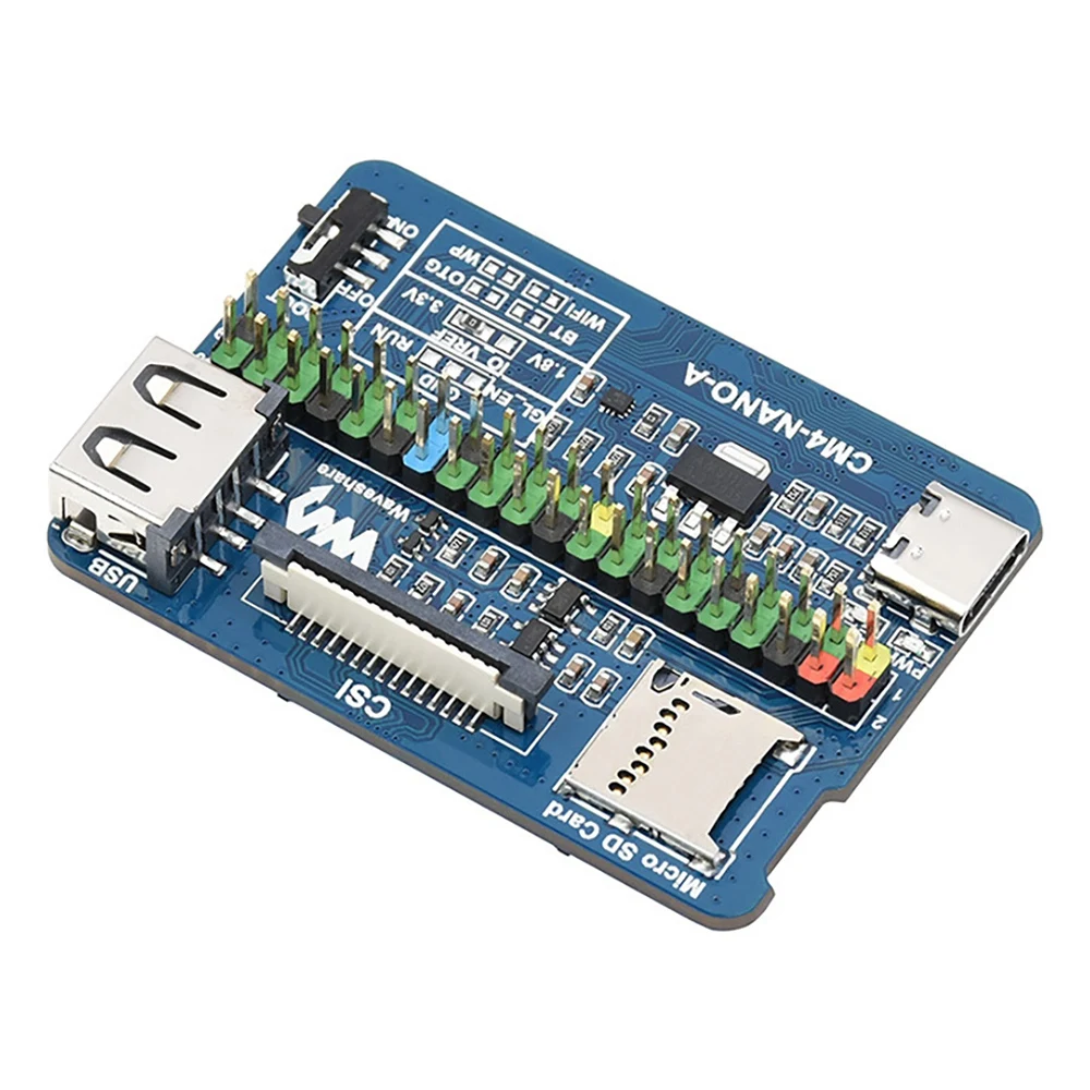 Плата компьютерного модуля Waveshare 4 для Raspberry Pi 40PIN GPIO CM4 Ultra Mini, плата расширения USB2.0 Type A CM4, соединитель
Плата компьютерного модуля Waveshare 4 для Raspberry Pi 40PIN GPIO CM4 Ultra Mini, плата расширения USB2.0 Type A CM4, соединитель