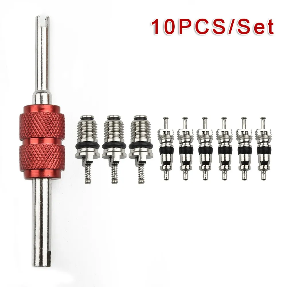 10pc A/C AC American Valve Core Remover Installer Tool Kit 75mm For Auto Car Or Car Air Conditioning Replacement And Maintenance
10pc A/C AC American Valve Core Remover Installer Tool Kit 75mm For Auto Car Or Car Air Conditioning Replacement And Maintenance