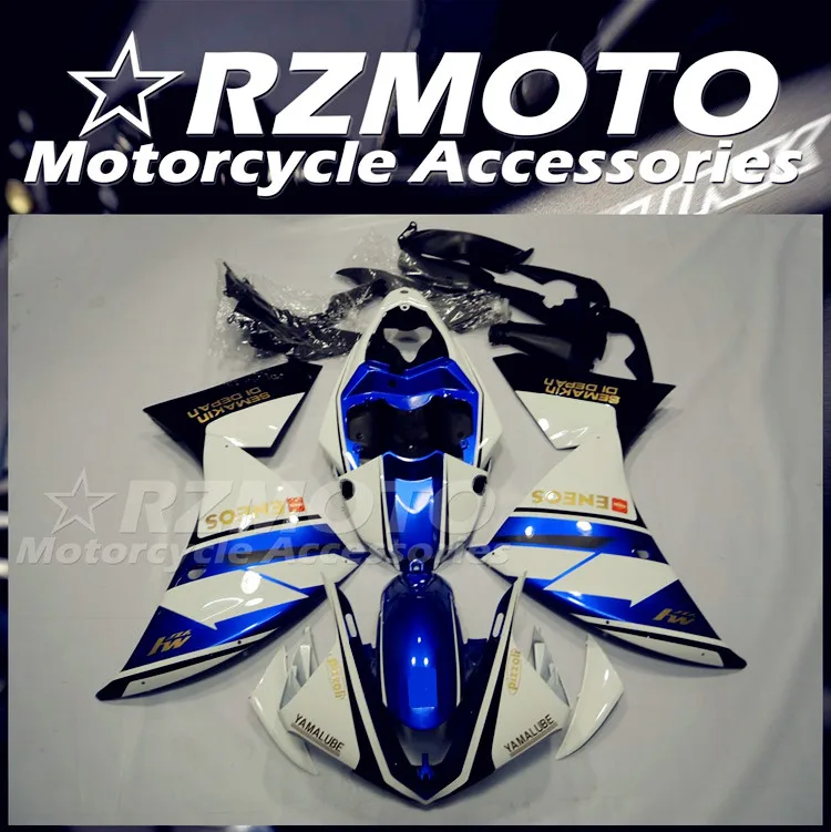 New ABS Motorcycle Bike Whole Fairings Kit Fit for YAMAHA YZF - R1 2009 2010 2011 09 10 11 Bodywork set Blue White 
New ABS Motorcycle Bike Whole Fairings Kit Fit for YAMAHA YZF - R1 2009 2010 2011 09 10 11 Bodywork set Blue White