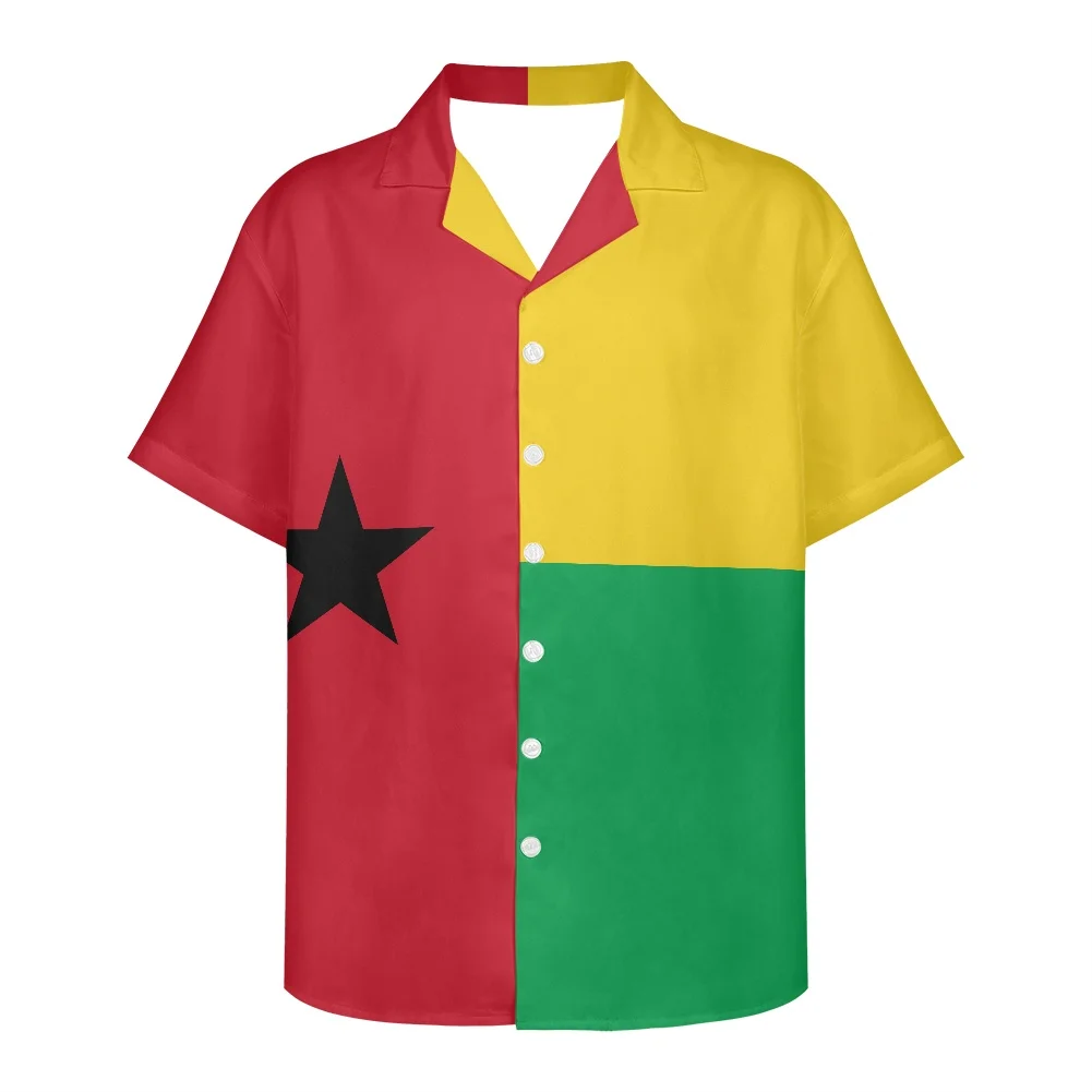 Guinea-Bissau Flag Design Pattern Summer Vintage Fashion Short Sleeve Hawaii Shirts For Men Camisa Masculina Casual Holiday HOT
Guinea-Bissau Flag Design Pattern Summer Vintage Fashion Short Sleeve Hawaii Shirts For Men Camisa Masculina Casual Holiday HOT