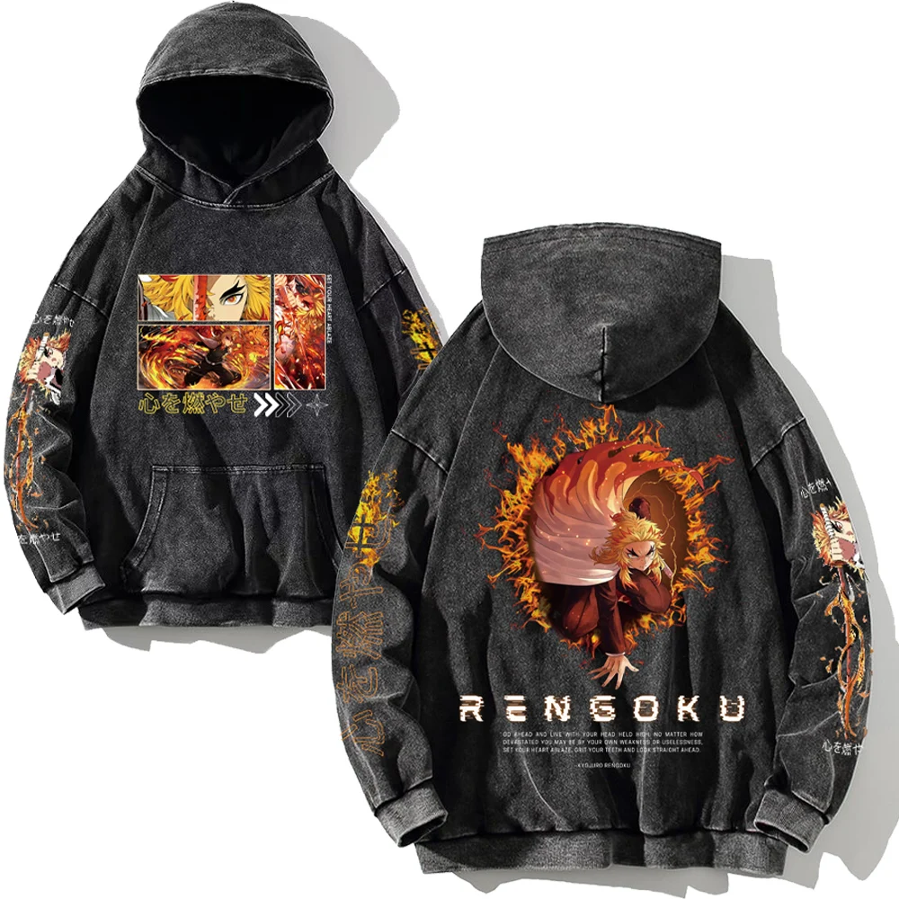 Demon Slayer Anime Hoodies for Men Women Rengoku Kyoujurou Printed Sweatshirts Harajuku Gothic Pullover 100% Cotton Men's Tops
Demon Slayer Anime Hoodies for Men Women Rengoku Kyoujurou Printed Sweatshirts Harajuku Gothic Pullover 100% Cotton Men's Tops
