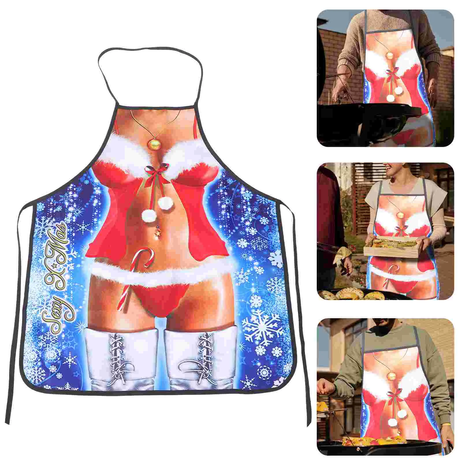 Christmas Apron Grease Proofing Aprons Anti-oil Men Funny Hot Pot Prank Restaurant
Christmas Apron Grease Proofing Aprons Anti-oil Men Funny Hot Pot Prank Restaurant