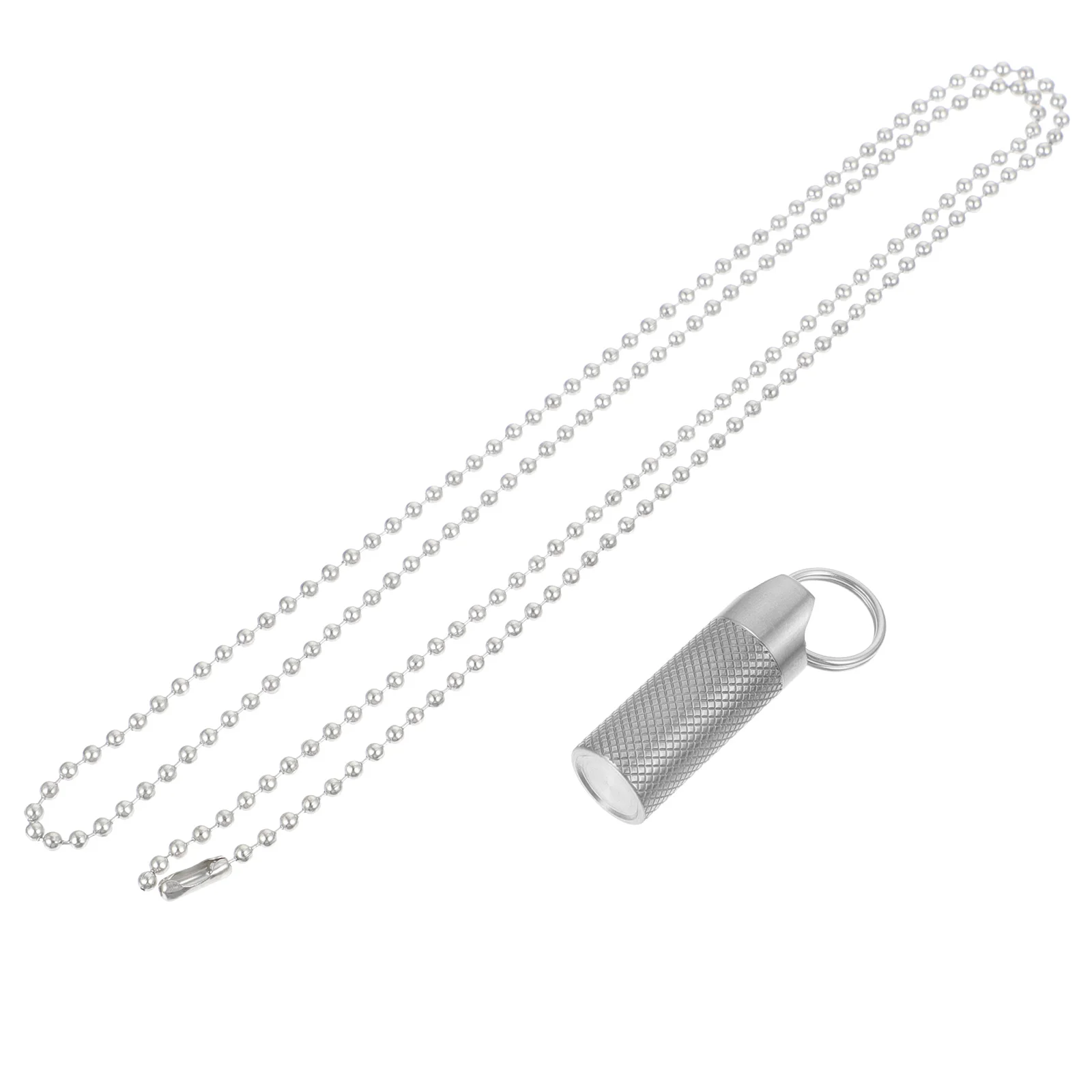 1Pc Keychain Titanium Fob Necklace Holder Lightweight Portable Waterproof Emergency Holder
1Pc Keychain Titanium Fob Necklace Holder Lightweight Portable Waterproof Emergency Holder