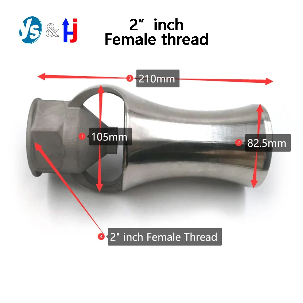Смесительный струйный эжектор SS316
Смесительный струйный эжектор SS316
