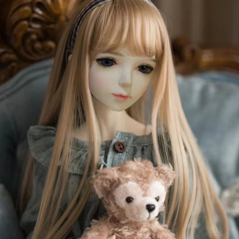 Doll Fashion Wig 1/3 1/4 1/6 BJD SD Doll Hair With Bang Long Curly Wig Brown Creamy Color Doll Accessories Girls Dress Up Toys
Doll Fashion Wig 1/3 1/4 1/6 BJD SD Doll Hair With Bang Long Curly Wig Brown Creamy Color Doll Accessories Girls Dress Up Toys