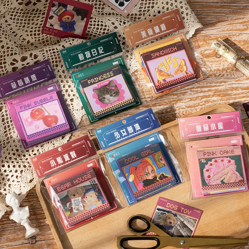 30 Pcs Colorful Neon Frame Cute Cartoon Decorative Stickers Diary DIY Art Craft Scrapbooking Planner Stationery School Supplies
30 Pcs Colorful Neon Frame Cute Cartoon Decorative Stickers Diary DIY Art Craft Scrapbooking Planner Stationery School Supplies