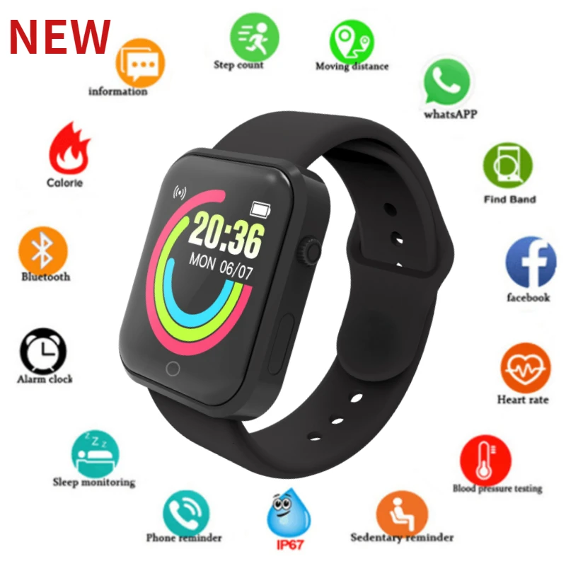 Smart Sport Watches Women Men Fitness Bracelet Tracker Steps Calorie Health Monitor Bluetooth Wristwatch For Android IOS D20L
Smart Sport Watches Women Men Fitness Bracelet Tracker Steps Calorie Health Monitor Bluetooth Wristwatch For Android IOS D20L