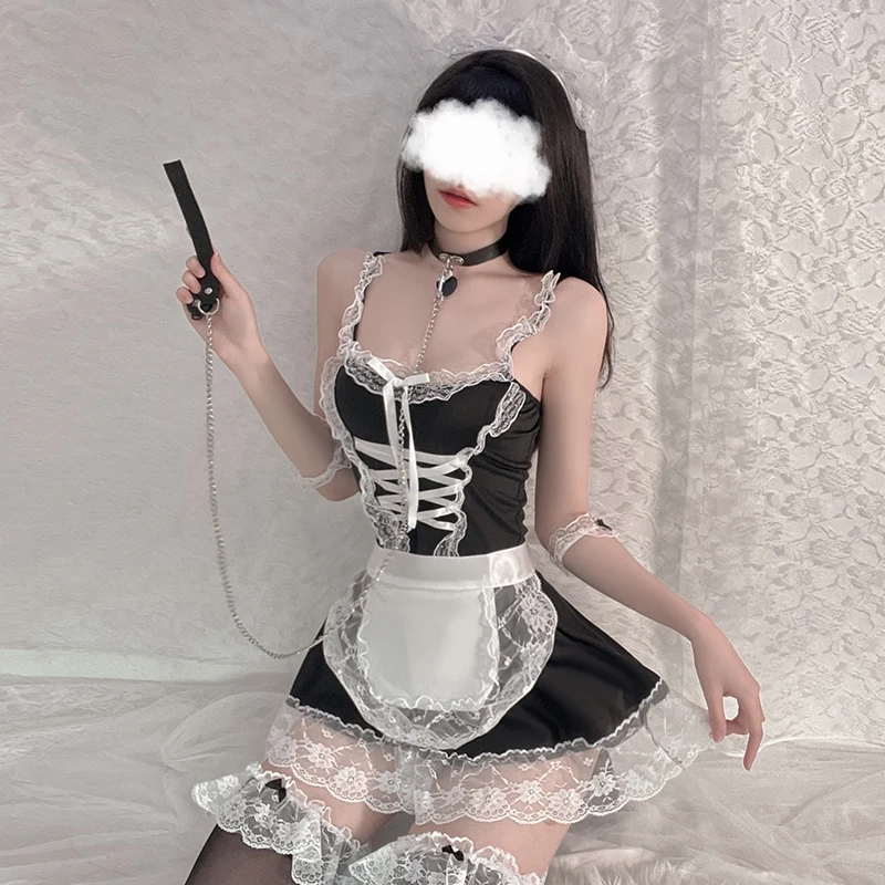 Sexy Lingerie Costumes Lolita Skirt Halloween Live Show Women Maid Outfit Dress Cute Anime Apron Cosplay Uniform Servant Costume
Sexy Lingerie Costumes Lolita Skirt Halloween Live Show Women Maid Outfit Dress Cute Anime Apron Cosplay Uniform Servant Costume