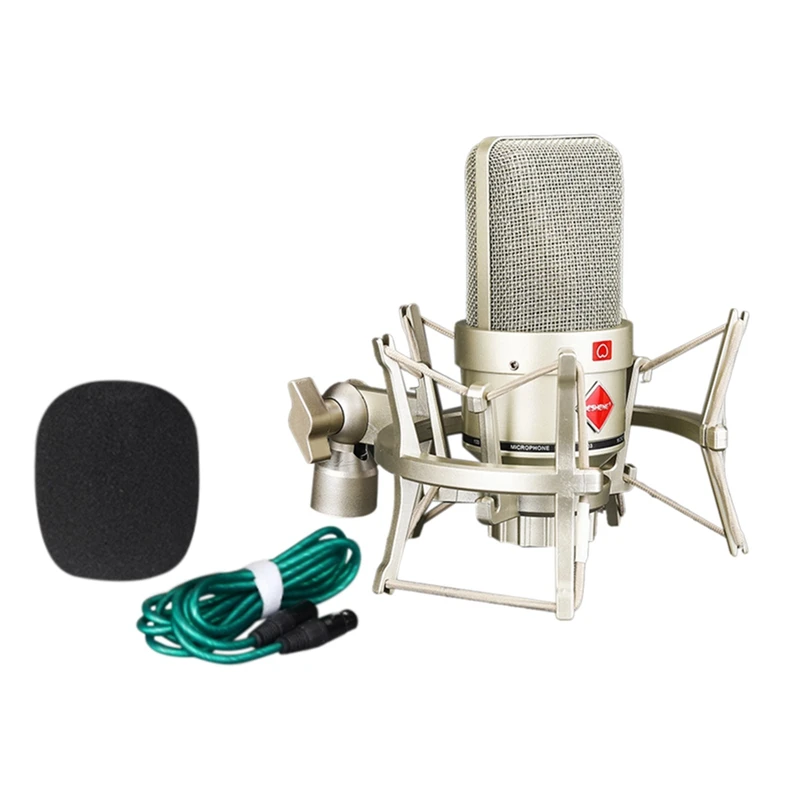 D-103 Professional Recording Microphone Plug And Play K Song Studio Microphone Anchor Live Condenser Wired Microphone
D-103 Professional Recording Microphone Plug And Play K Song Studio Microphone Anchor Live Condenser Wired Microphone