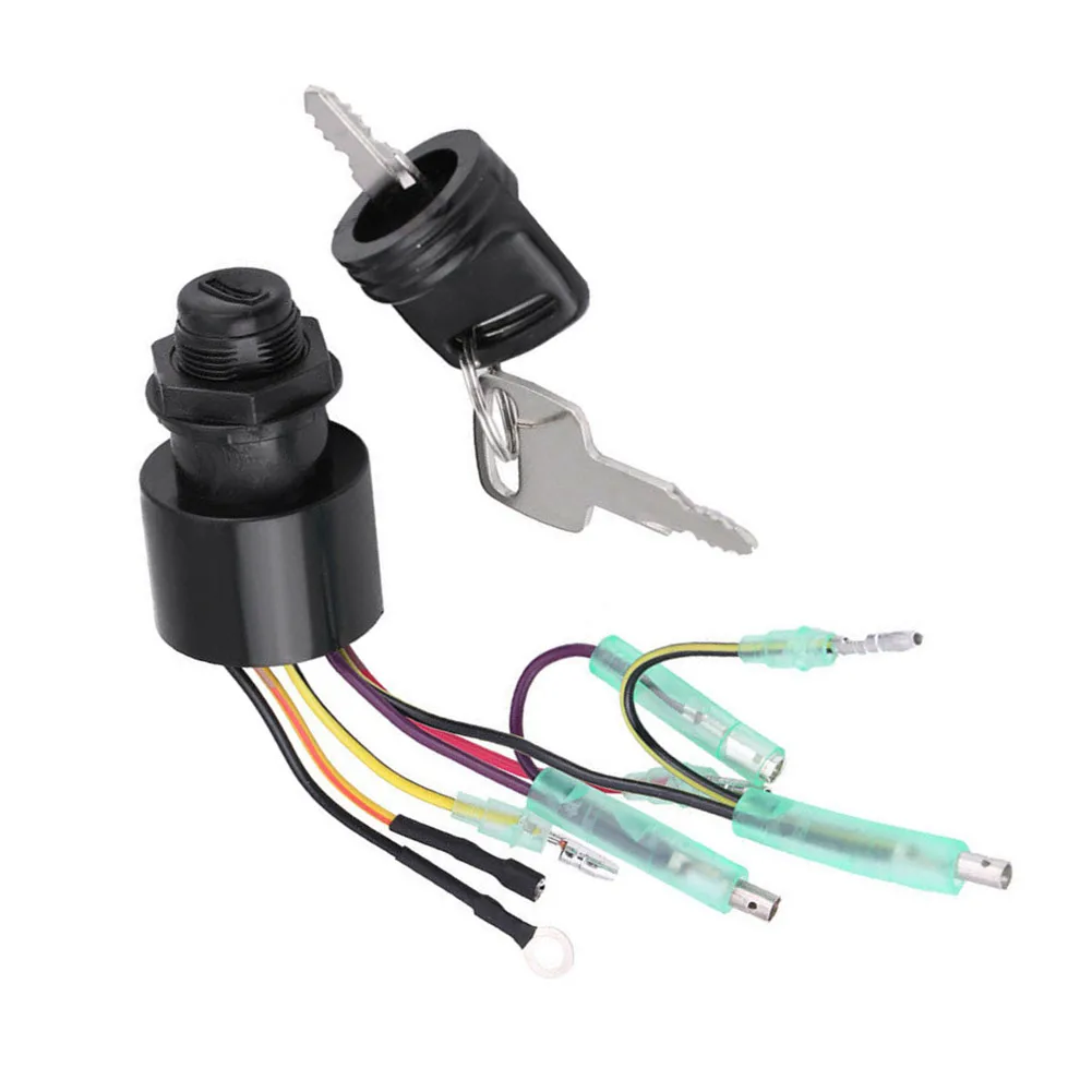 Parts Ignition Key Switch Fittings For Mercury Motors Outboard Boat Replacement With 2x Key 3 Position 87-17009A5
Parts Ignition Key Switch Fittings For Mercury Motors Outboard Boat Replacement With 2x Key 3 Position 87-17009A5
