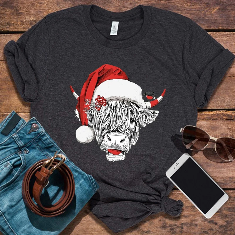 Christmas Cow Tee Heifer Farm Shirt Holiday Christmas Tshirt Cow Tops Christmas Gift Cowgirl Women Clothes Gothic L
Christmas Cow Tee Heifer Farm Shirt Holiday Christmas Tshirt Cow Tops Christmas Gift Cowgirl Women Clothes Gothic L