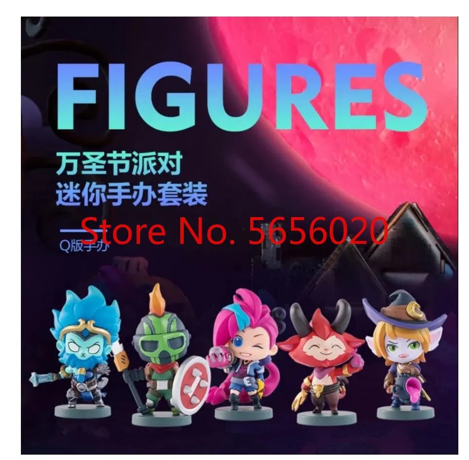Genuine League of Legends Halloween Series Mini Anime Figures Toys Cartoon Game Garage Kit Movable Doll Ornament Model Gifts
Genuine League of Legends Halloween Series Mini Anime Figures Toys Cartoon Game Garage Kit Movable Doll Ornament Model Gifts