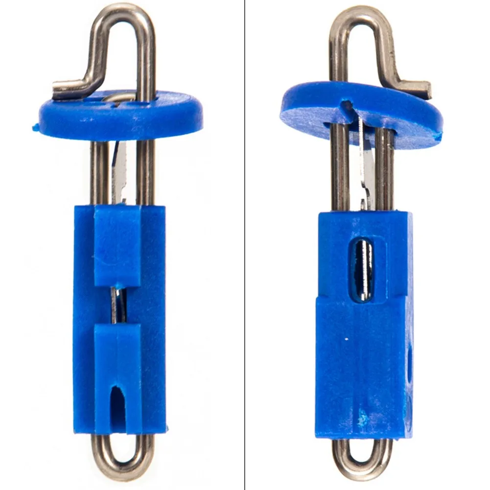 ABS+Stainless Steel Bait Clips Blue Breakaway Down Fishing Hook Release Clip Sea Solo Splash Style 10x Portable
ABS+Stainless Steel Bait Clips Blue Breakaway Down Fishing Hook Release Clip Sea Solo Splash Style 10x Portable