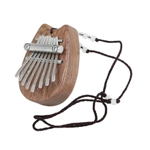 8 Keys Mini Owl Kalimba Thumb Piano Easy-To-Learn Musical Mbira Instrument Beginner