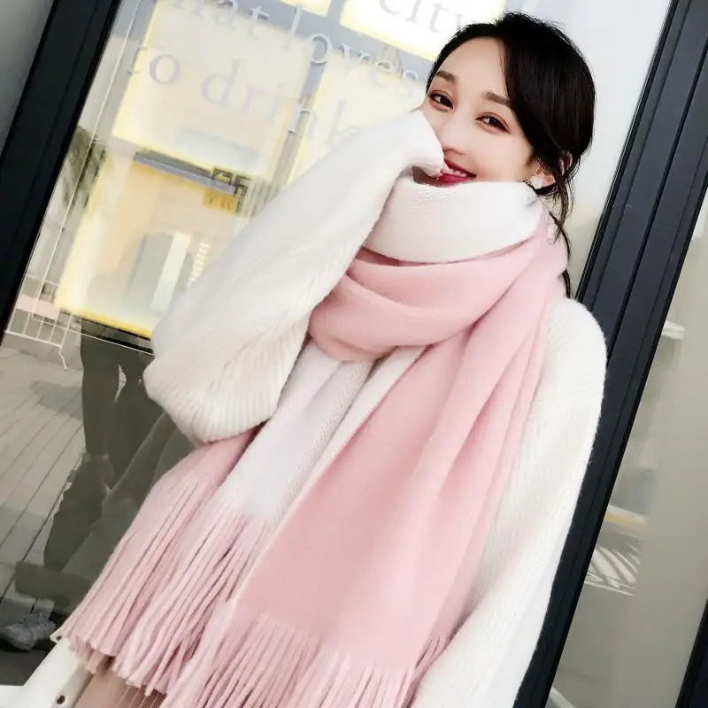 Imitation Cashmere Women Vintage Comfortable Soft Outdoor Sweet Warm Shawl Long Wrap Tassel Winter Scarf Female Thick Blanket
Imitation Cashmere Women Vintage Comfortable Soft Outdoor Sweet Warm Shawl Long Wrap Tassel Winter Scarf Female Thick Blanket