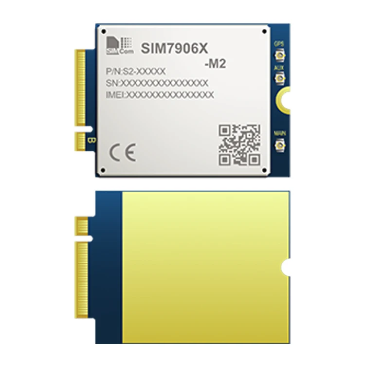 SIMCOM SIM7906-M2 LTE Cat 6 module 300Mbps downlink and 50Mbps uplink rate, LTE-A Module SIM7906E-M2 SIM7906SA-M2
SIMCOM SIM7906-M2 LTE Cat 6 module 300Mbps downlink and 50Mbps uplink rate, LTE-A Module SIM7906E-M2 SIM7906SA-M2